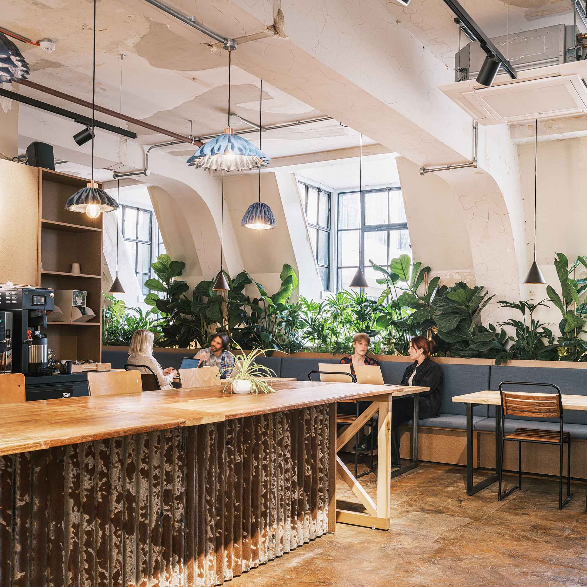 聯合辦公設計,辦公室設計案例,辦公室設計方案,辦公室裝修,Material Works Architecture,聯合辦公,倫敦,3600㎡,英國