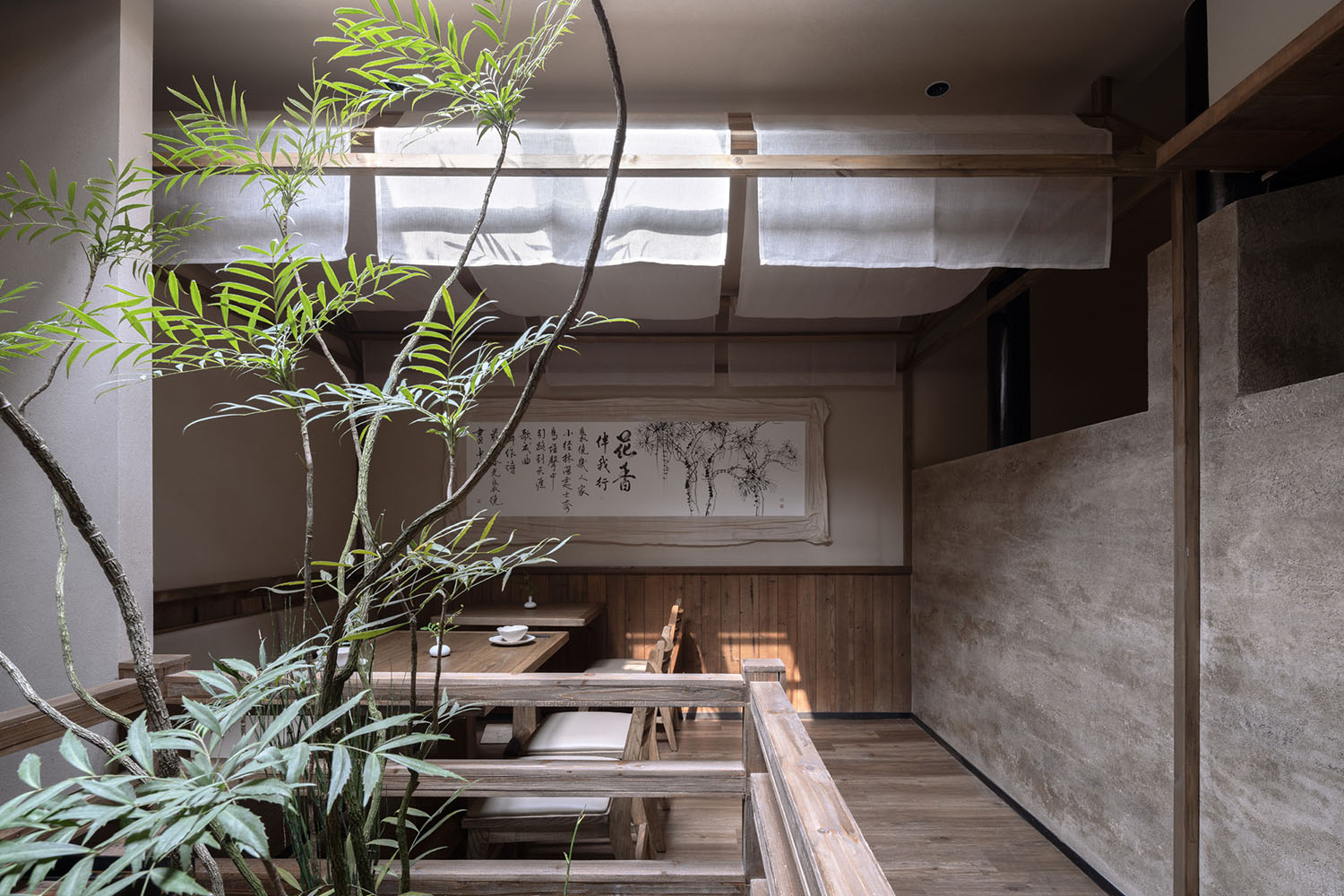 餐廳設計,休閑餐廳設計,餐廳設計案例,餐廳設計方案,餐廳裝修,餐廳改造,屋頭青瓦是誰家無錫周家二小姐的菜,無錫,歐陽跳建築設計