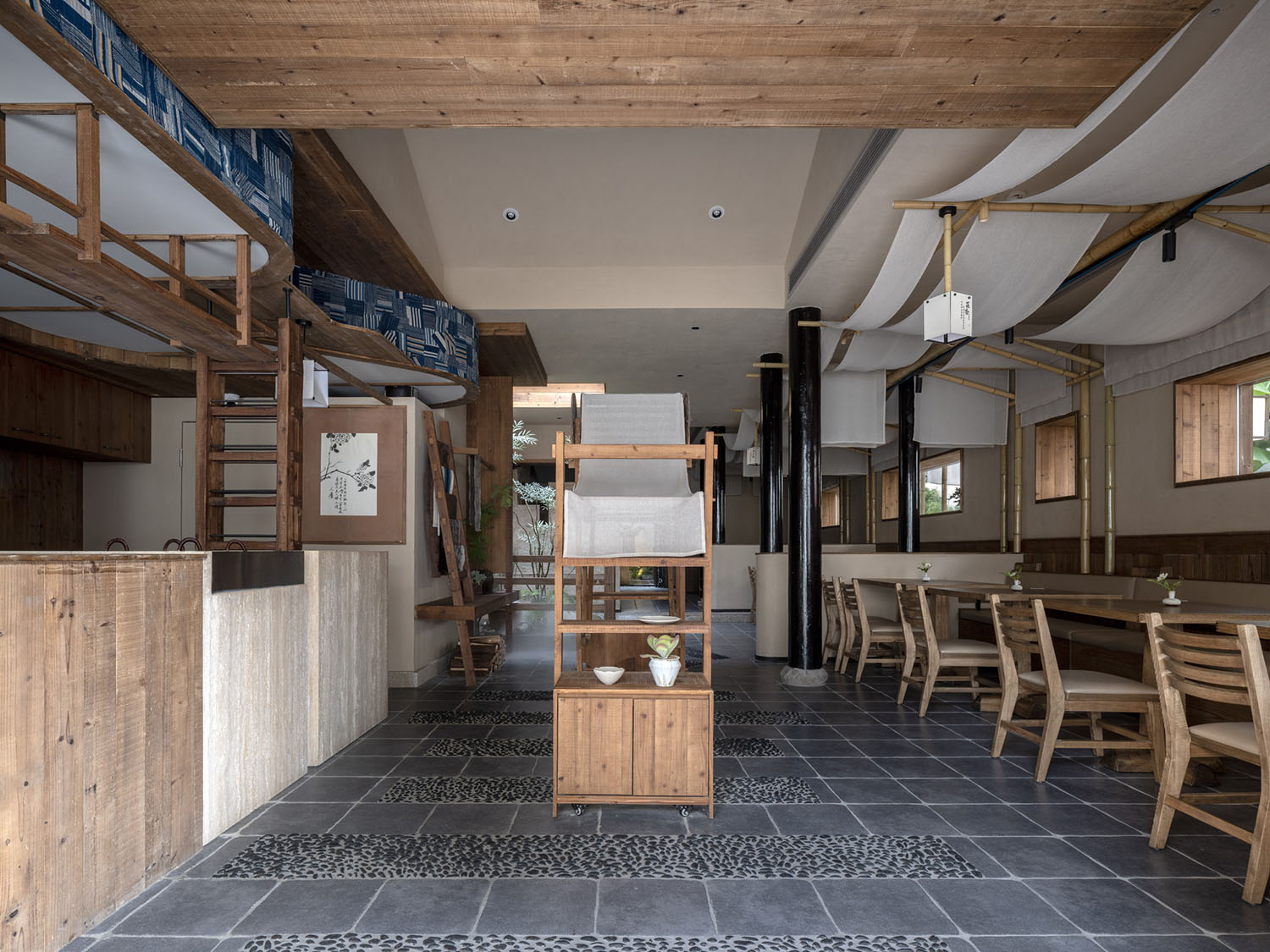 餐廳設計,休閑餐廳設計,餐廳設計案例,餐廳設計方案,餐廳裝修,餐廳改造,屋頭青瓦是誰家無錫周家二小姐的菜,無錫,歐陽跳建築設計