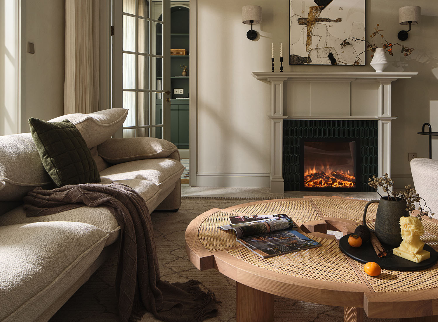 230㎡大平層設計,230㎡,住宅設計案例,住宅設計,法式風格家裝設計,大平層設計,大平層設計案例,大平層設計方案,上海,中糧瑞虹海景壹號大平層,示覺設計