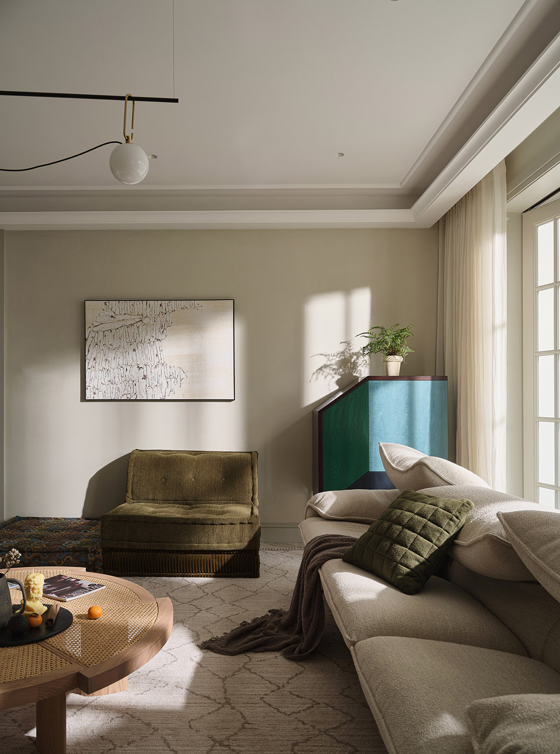 230㎡大平層設計,230㎡,住宅設計案例,住宅設計,法式風格家裝設計,大平層設計,大平層設計案例,大平層設計方案,上海,中糧瑞虹海景壹號大平層,示覺設計