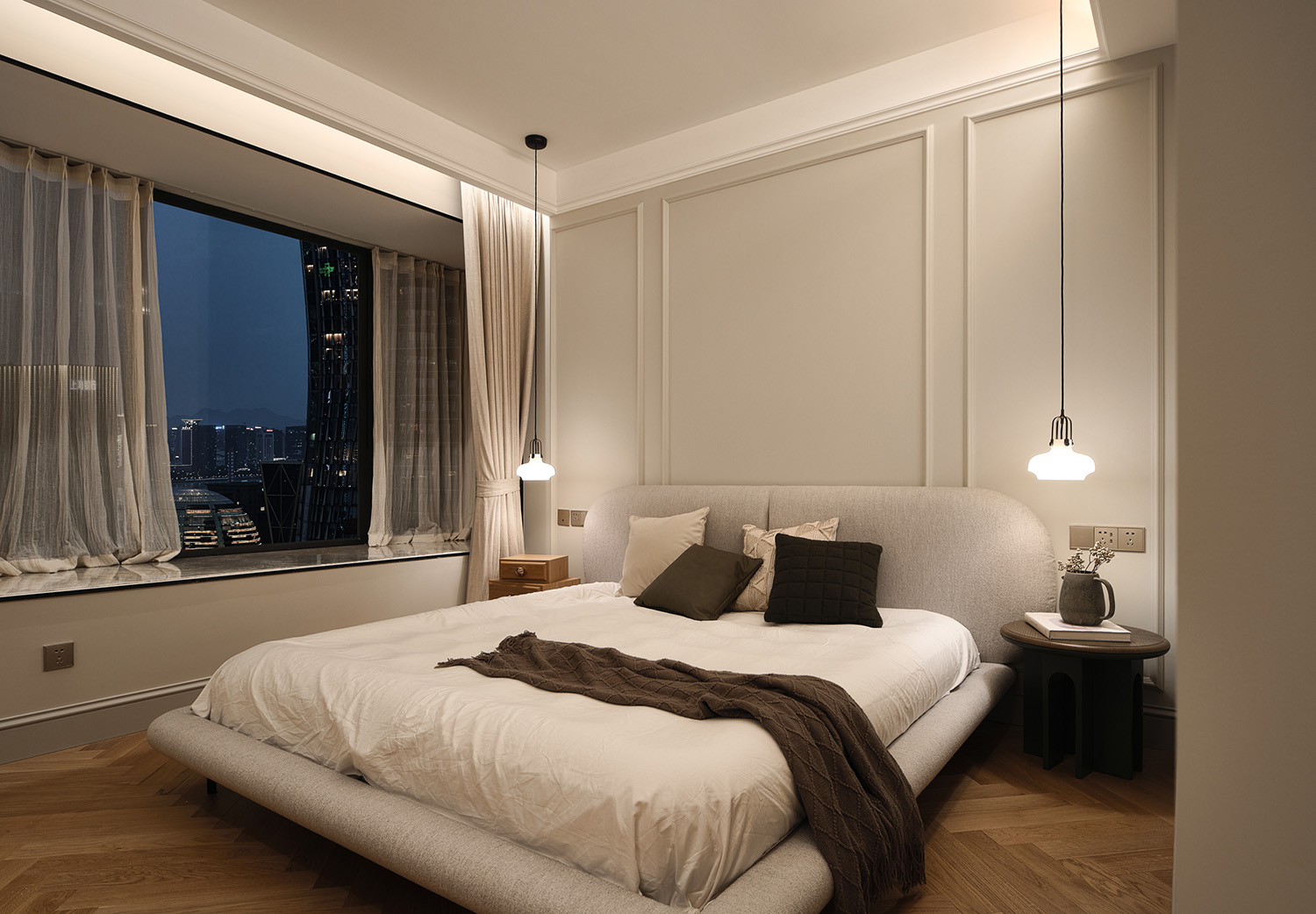 230㎡大平層設計,230㎡,住宅設計案例,住宅設計,法式風格家裝設計,大平層設計,大平層設計案例,大平層設計方案,上海,中糧瑞虹海景壹號大平層,示覺設計