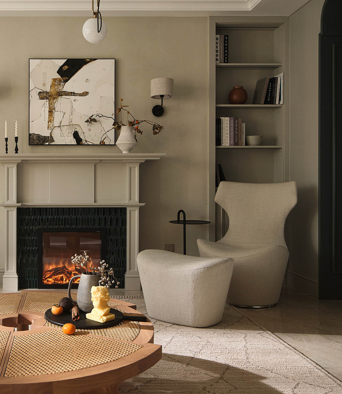 230㎡大平層設計,230㎡,住宅設計案例,住宅設計,法式風格家裝設計,大平層設計,大平層設計案例,大平層設計方案,上海,中糧瑞虹海景壹號大平層,示覺設計