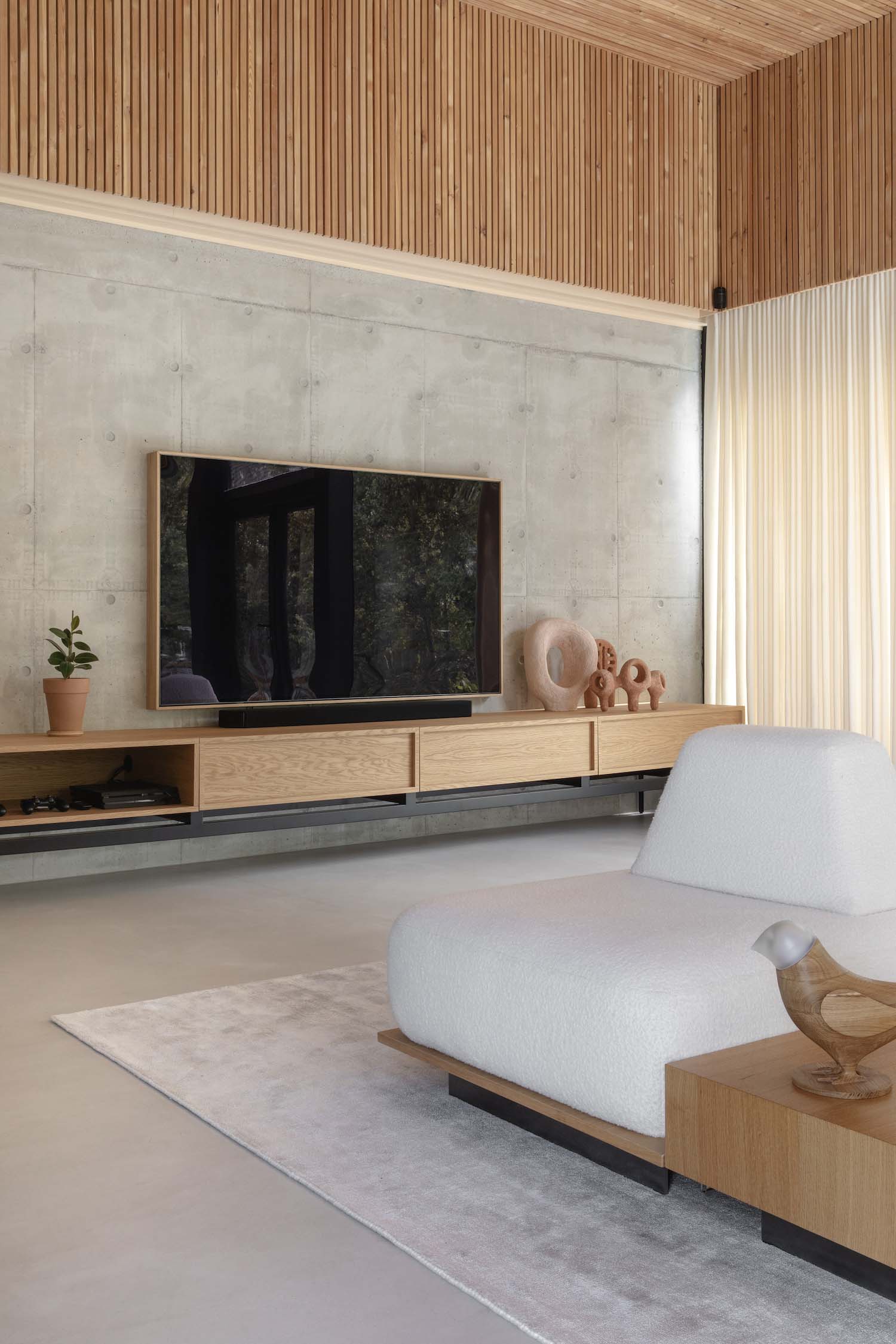 ZROBIM architects,白俄羅斯,別墅設計案例,別墅設計,明斯克,別墅裝修效果圖,原木色,清水混凝土