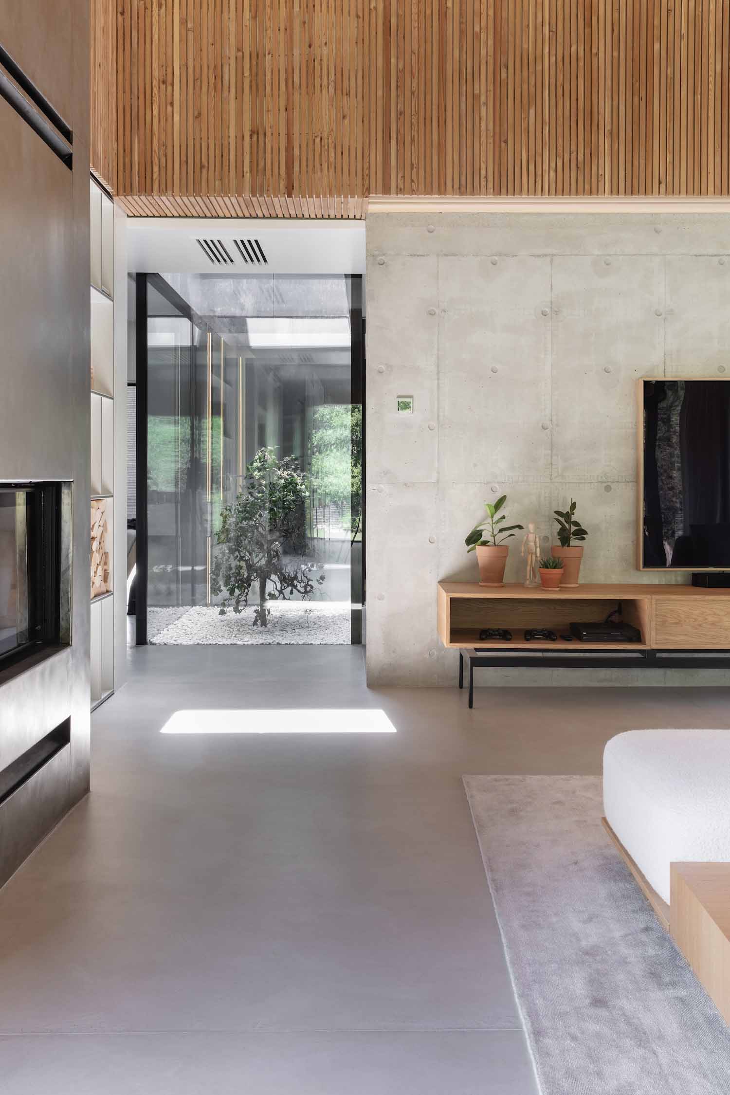 ZROBIM architects,白俄羅斯,別墅設計案例,別墅設計,明斯克,別墅裝修效果圖,原木色,清水混凝土