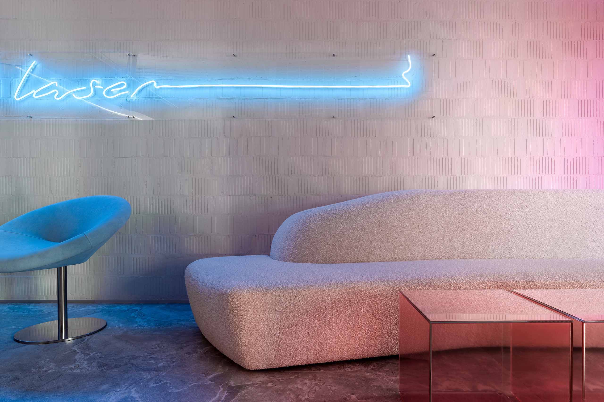 美容院設計,美容店設計,護膚店設計,美容院設計案例,Temp,基輔,極簡主義,皮膚工作室,醫美中心,美容診所