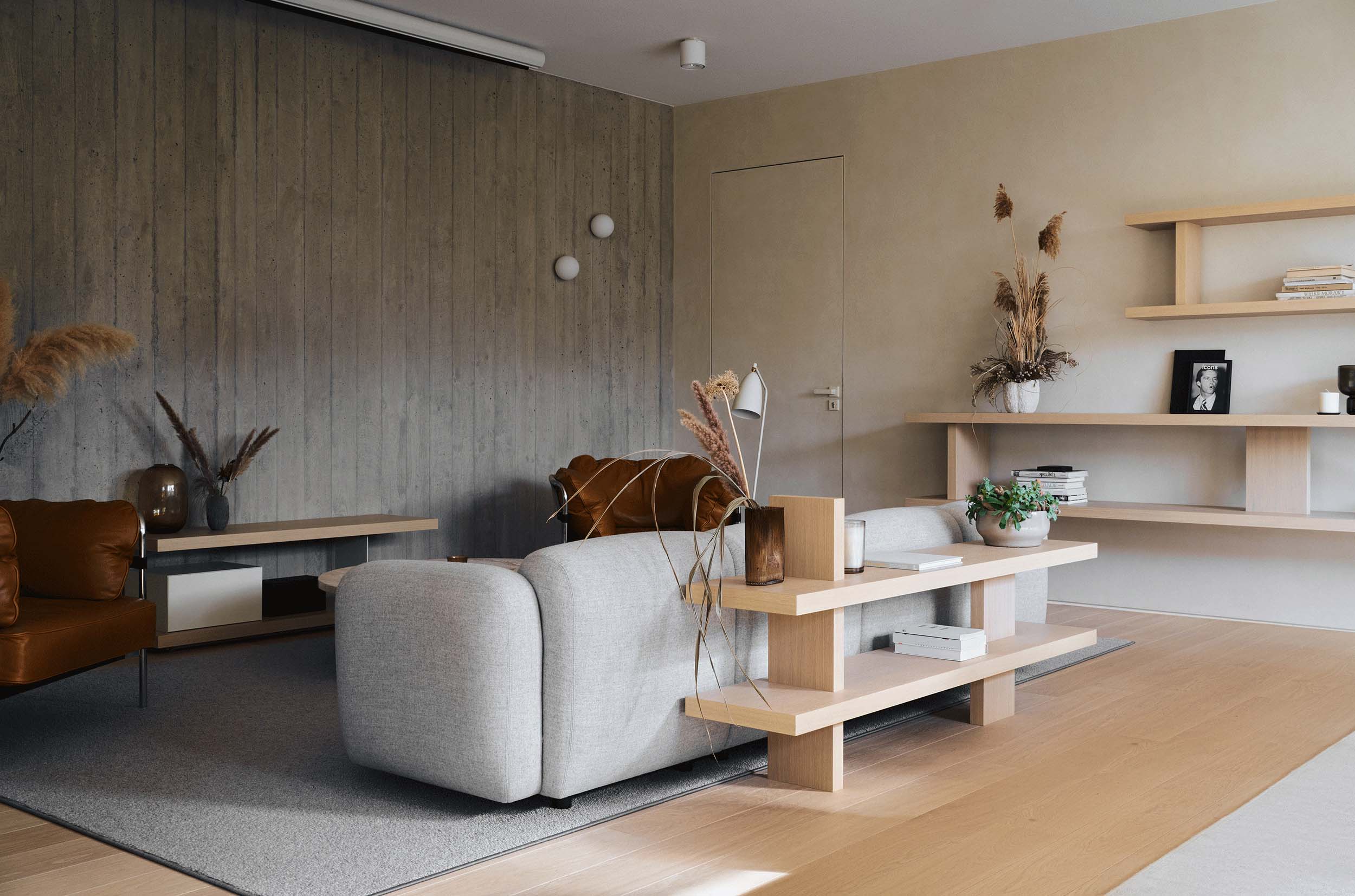 Akurat & PB/Studio,荷蘭,微水泥,極簡主義,酒店公寓設計案例,原木色,海濱酒店公寓