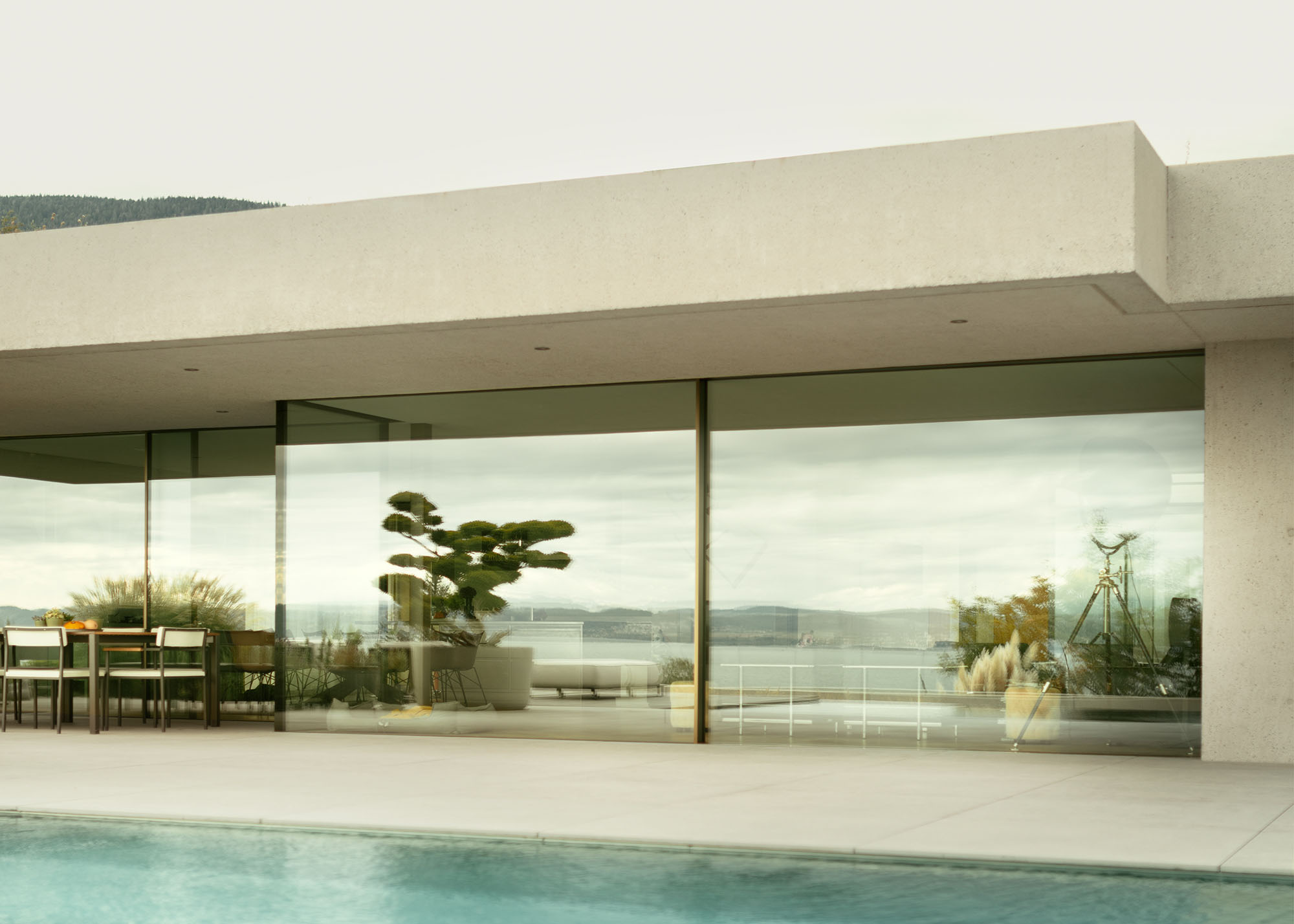 Andrea Pelati,別墅設計,瑞士,極簡主義,別墅設計案例,別墅設計方案,景觀別墅,湖景別墅