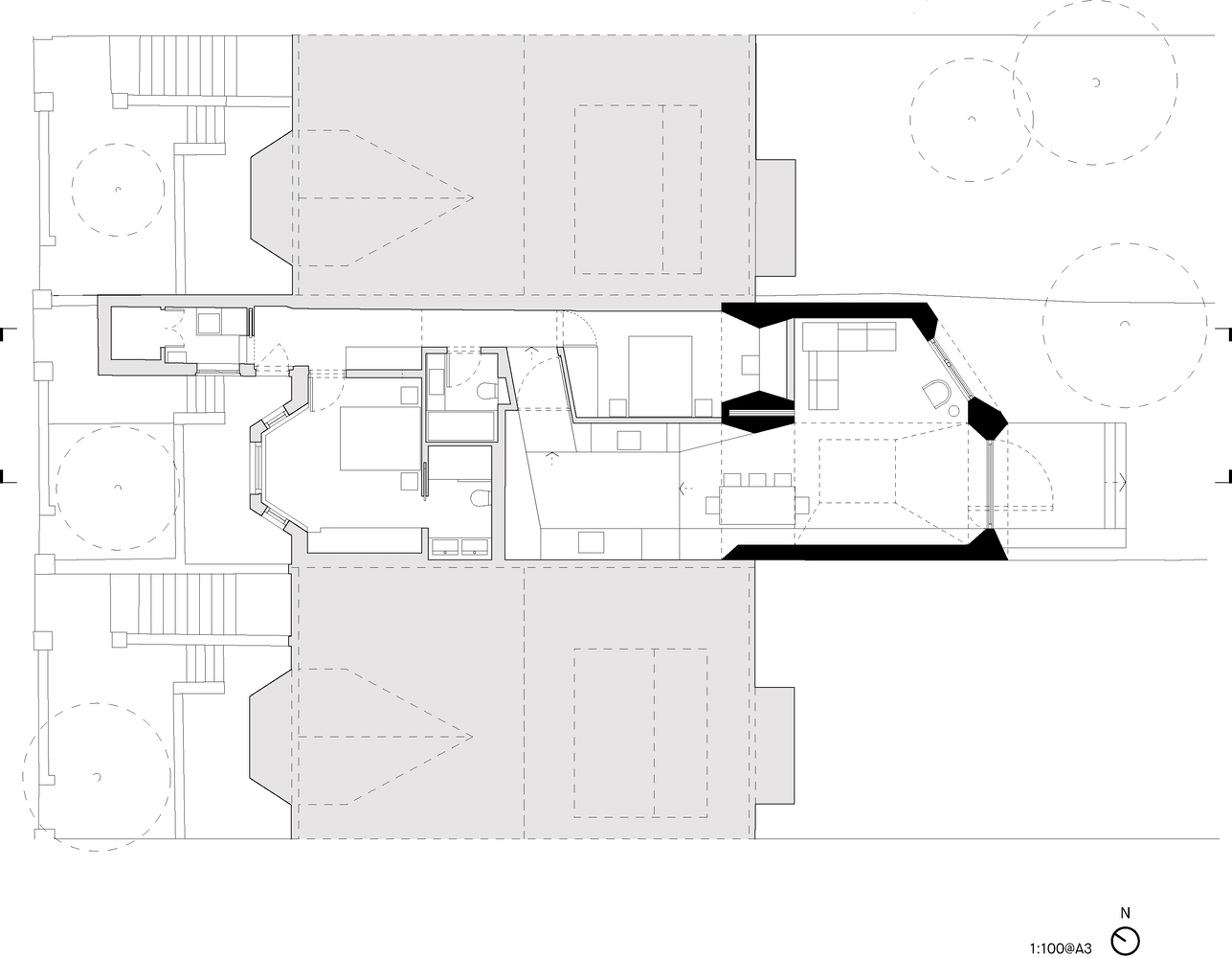 ConForm Architects,別墅設計,97㎡,英國,倫敦,別墅設計案例,別墅設計方案,庭院改造,水磨石