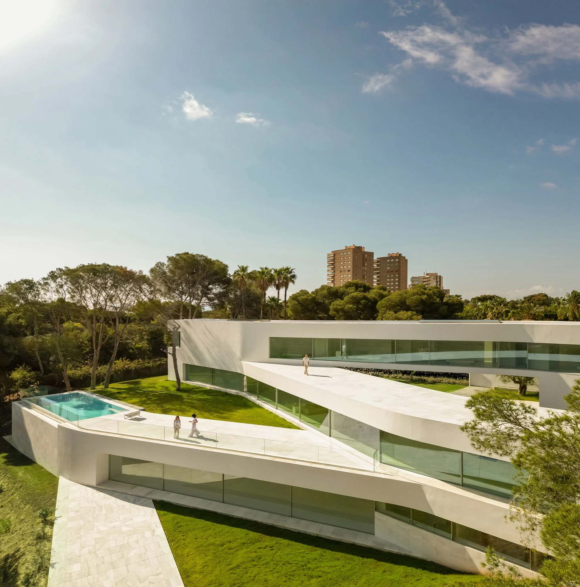 Fran Silvestre Arquitectos,別墅設計案例,別墅設計方案,海景別墅,西班牙,景觀別墅,極簡主義,極簡風格