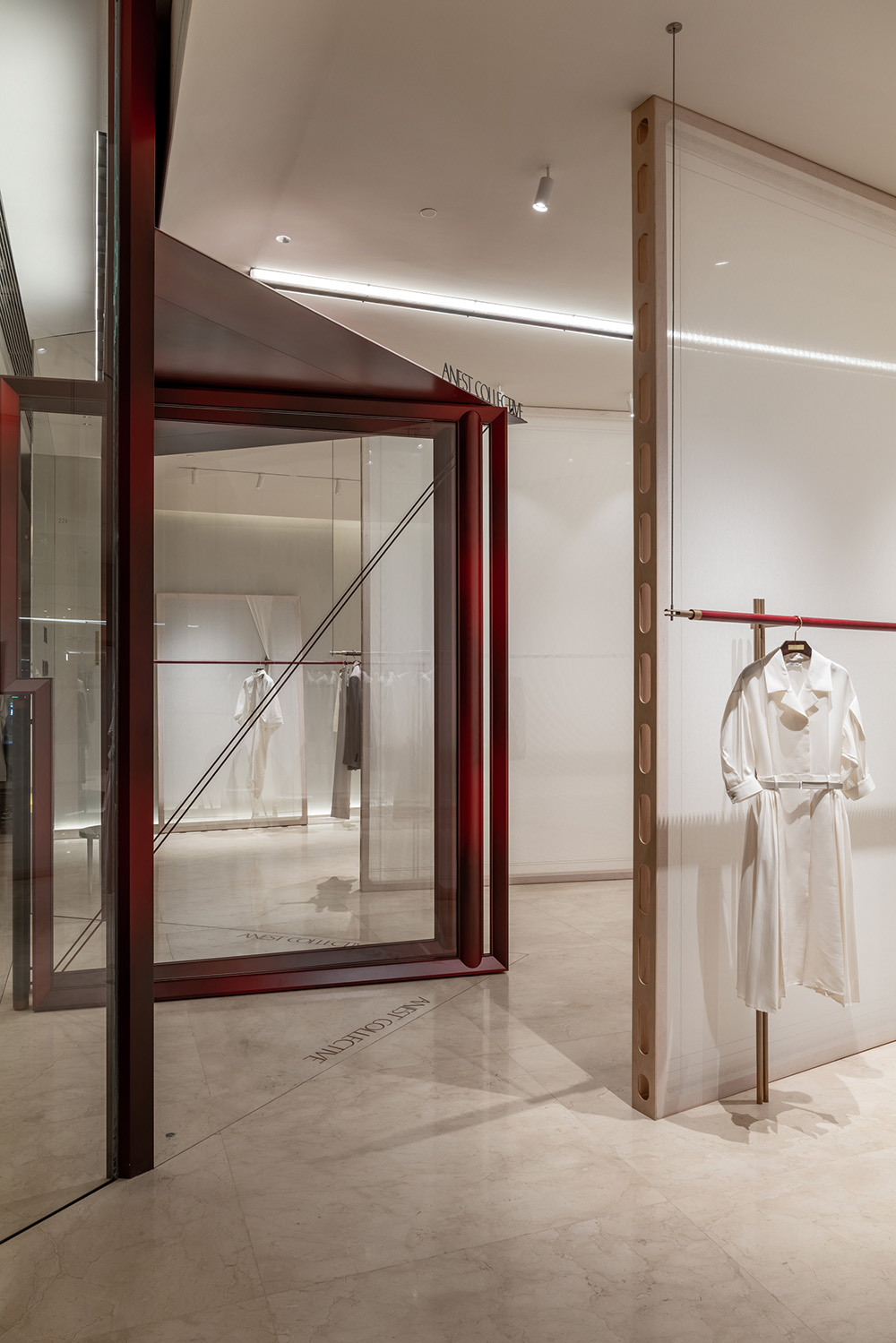 零售店設計,服裝店設計,女裝店設計,服裝零售店設計,商店設計,服裝店設計方案,服裝店設計案例,成都 ANEST Collective 服裝店,成都,水相設計,李智翔