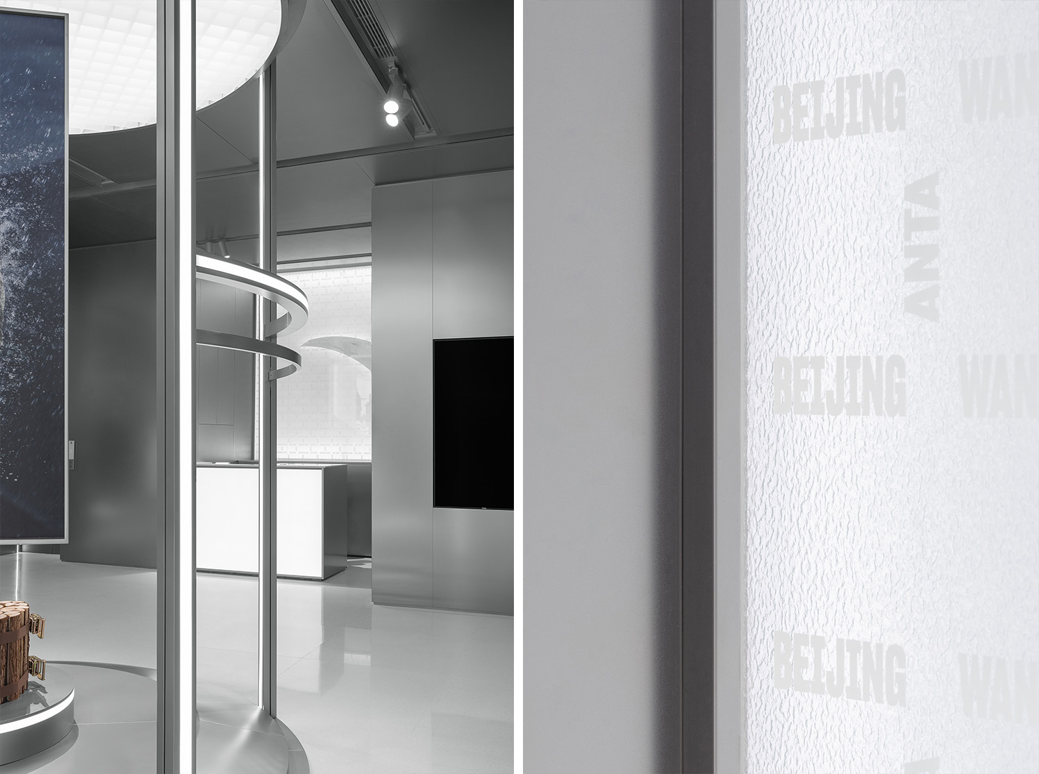 服裝店設計,零售店設計,服裝零售店設計,服裝店設計案例,服裝店設計方案,旗艦店設計,服裝旗艦店設計,安踏北京王府井旗艦店,北京,尚洋藝術