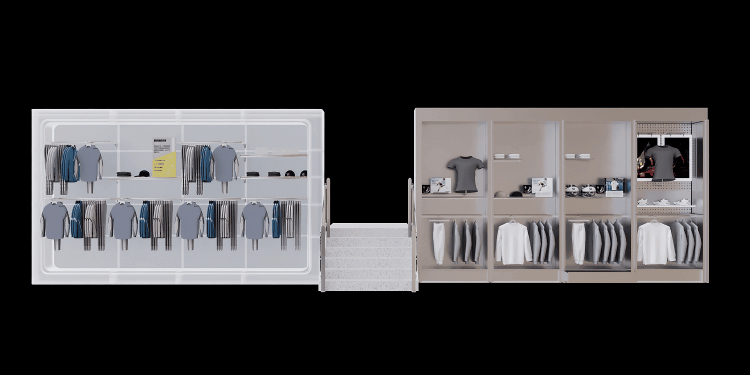 服裝店設計,零售店設計,服裝零售店設計,服裝店設計案例,服裝店設計方案,旗艦店設計,服裝旗艦店設計,安踏北京王府井旗艦店,北京,尚洋藝術