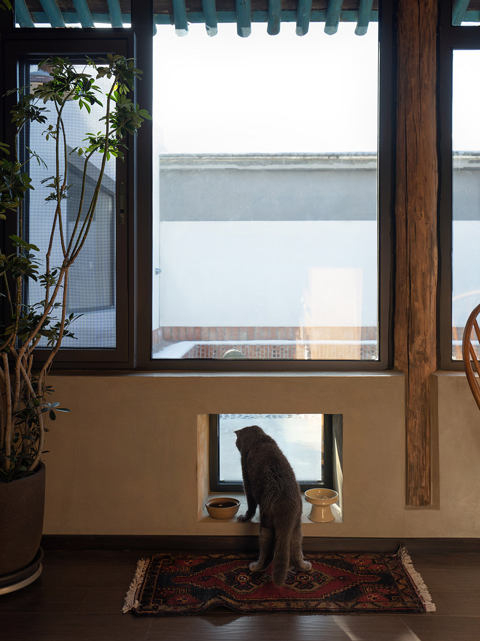 210㎡住宅設計,210㎡,老房改造,舊宅翻新,住宅設計,住宅設計案例,庭院住宅設計,院子改造,北京,冬日凡居,鱗見設計工作室