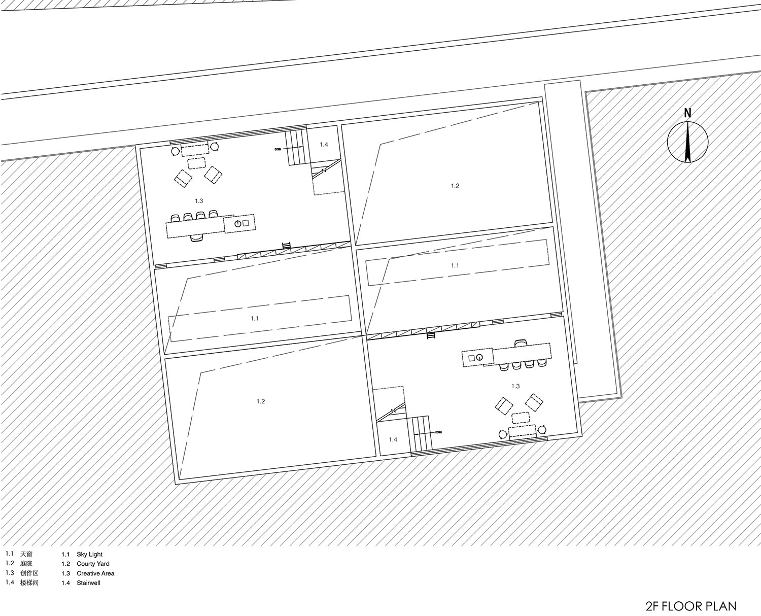 建築設計,園區建築設計,辦公室設計,工業園區建築設計,工廠設計,研發空間設計,辦公園區設計,服裝公司辦公總部設計,浙江紹興巴魯特總部,大犬建築