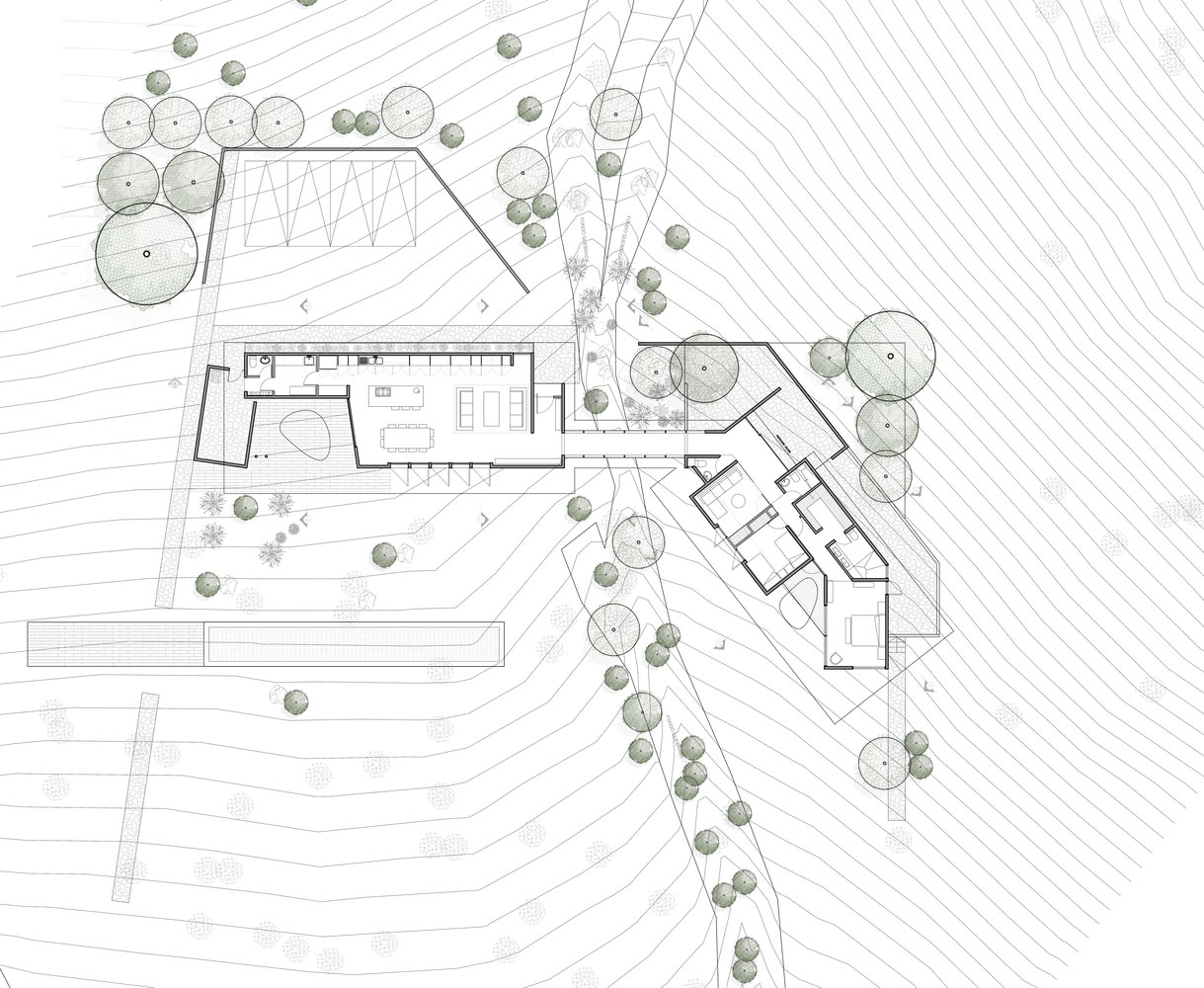 別墅設計,Elton&Deves Arquitectos,Chamorro Arquitecto,250㎡,別墅設計案例,別墅設計方案,別墅裝修,半山別墅,智利,景觀別墅