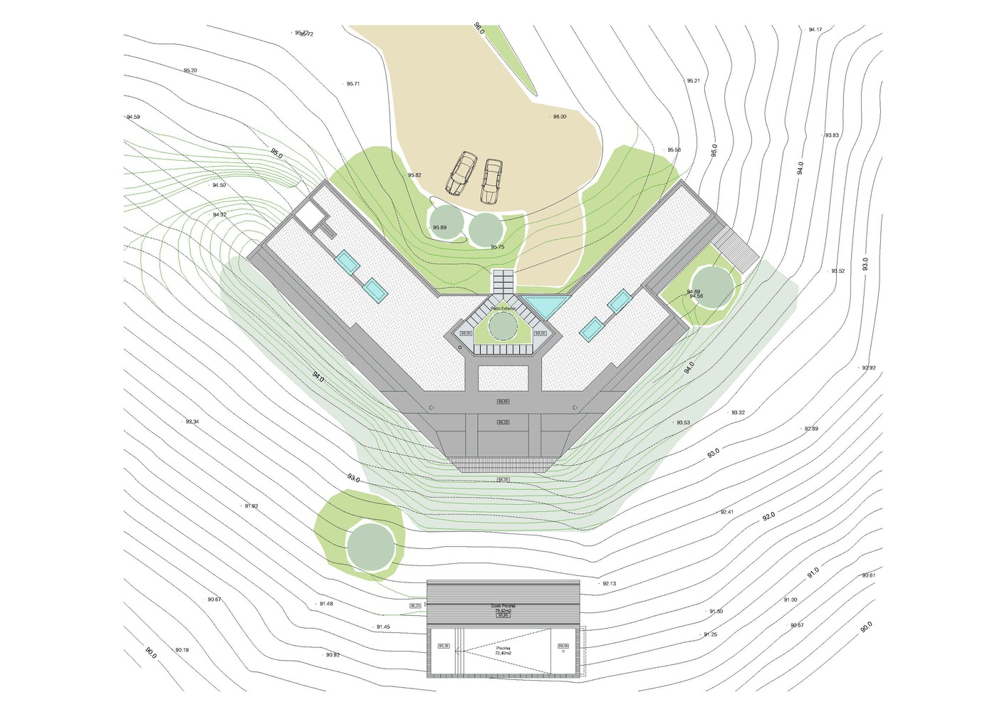別墅設計,gonçalobonniz arquitectos,500㎡,別墅設計案例,別墅設計方案,別墅裝修,野獸派風格,葡萄牙,景觀別墅,木模混凝土