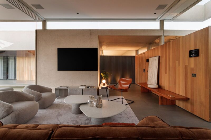 Caracho Arquitetos | 400㎡,巴西開放式平層庭院別墅