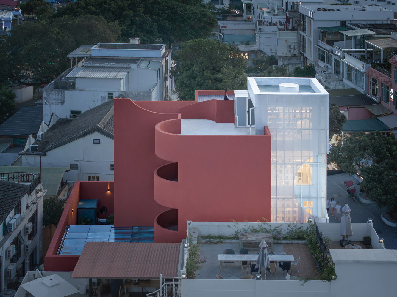 民宿設計,民宿改造設計,城外建築,民宿設計案例,民宿設計方案,海景民宿設計,愛樹慢可可裏民宿,深圳民宿,深圳