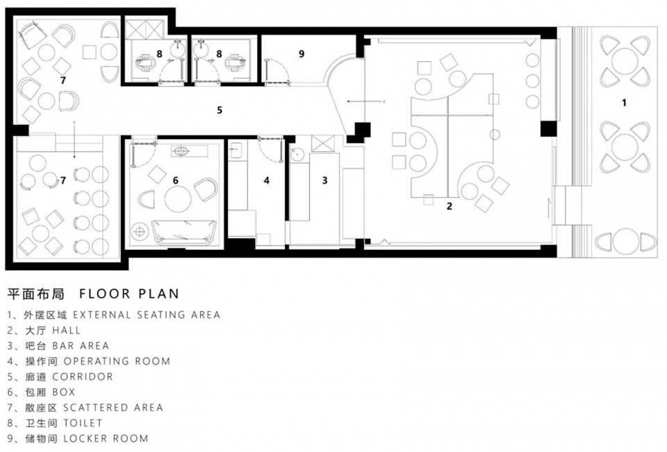 酒吧設計,酒吧設計案例,現代風格酒吧設計,酒吧裝修,酒館設計,重慶DREAM DOLL夢境人偶酒吧,重慶,貳方設計