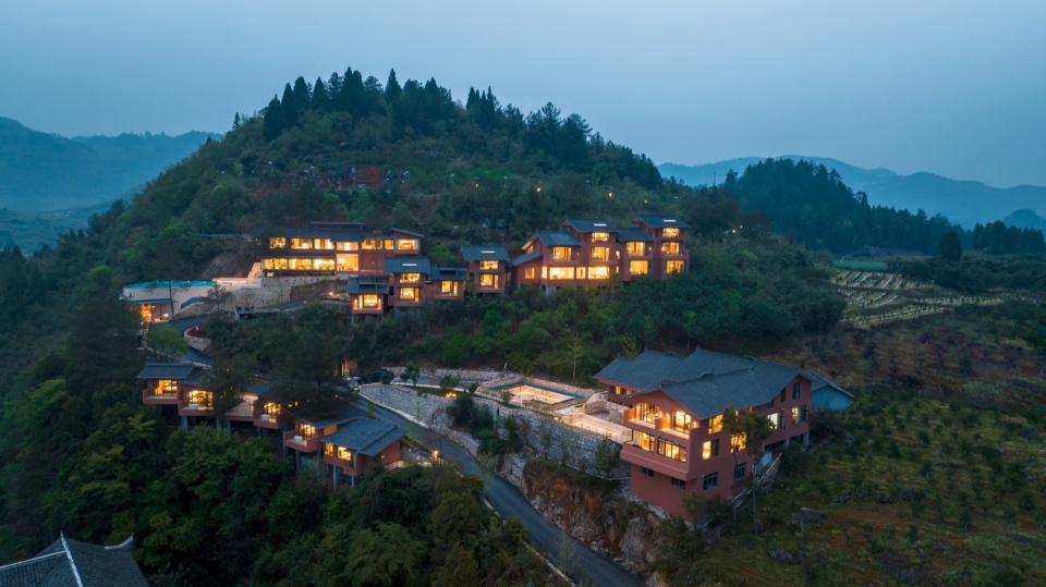 設計酒店,酒店設計,民宿設計,度假酒店設計,民宿設計案例,民宿設計方案,湖南湘西爾卓山穀疊雲間民宿,尌林建築設計事務所