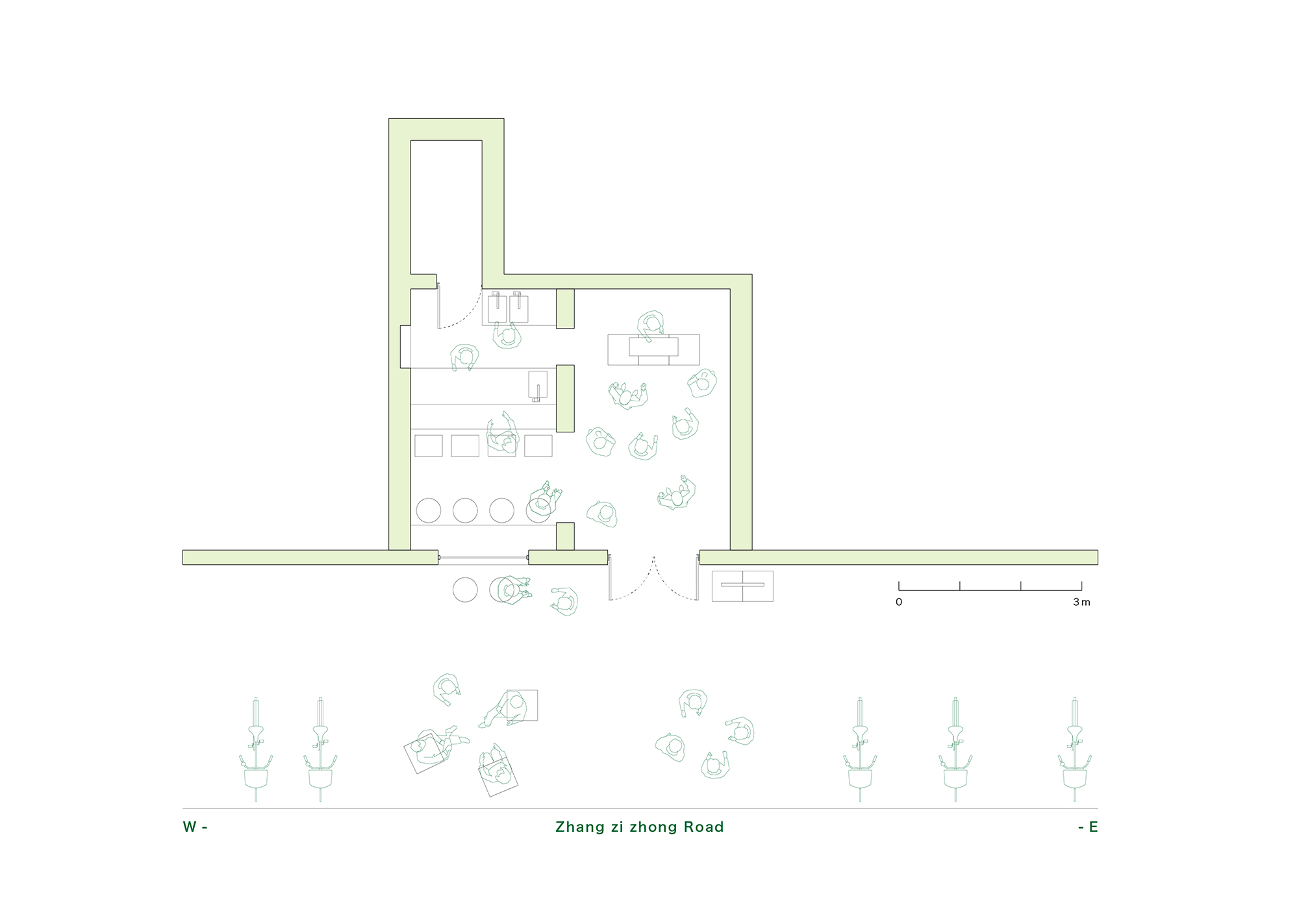 酒吧設計,酒吧設計案例,現代風格酒吧設計,酒吧裝修,酒館設計,酒吧改造,社區酒吧設計,北京FANGLANG 胡同社區酒吧,北京,mk-architects