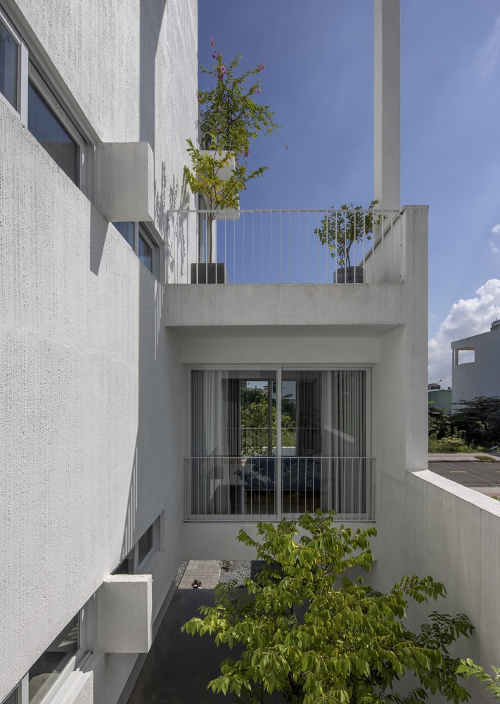 HH Studio,越南,別墅設計案例,別墅設計,204㎡,別墅裝修效果圖,庭院別墅,極簡主義,極簡風格別墅