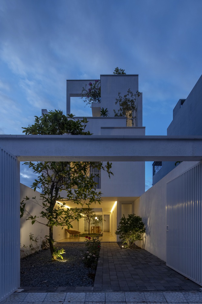 HH Studio,越南,別墅設計案例,別墅設計,204㎡,別墅裝修效果圖,庭院別墅,極簡主義,極簡風格別墅