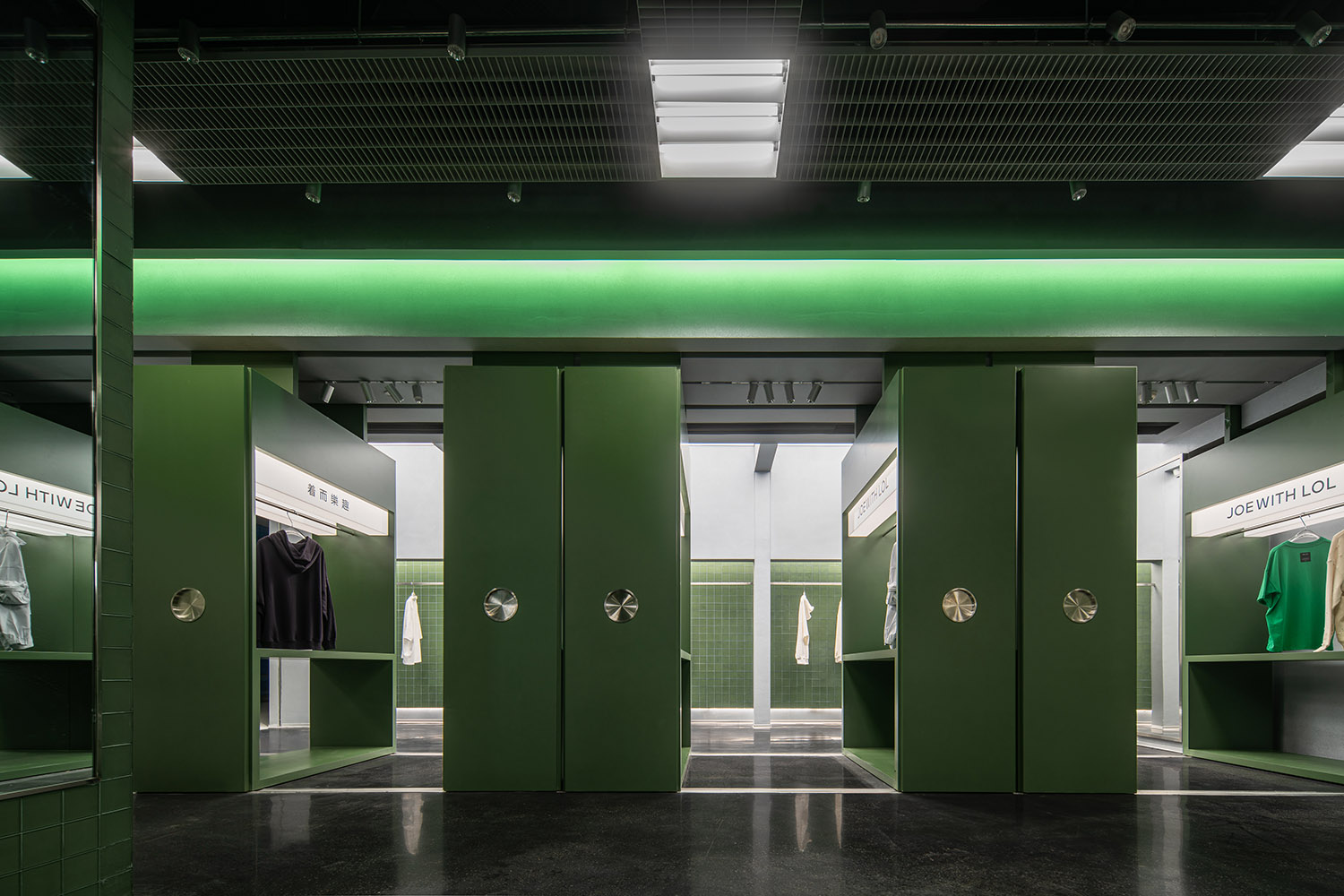 服裝店設計,服裝集合店設計,服裝店設計案例,服裝店設計方案,零售店設計,商店設計,服裝零售店設計,男裝店設計,西安,著而樂趣JOEWITHLOL,REDPAPER DESIGN