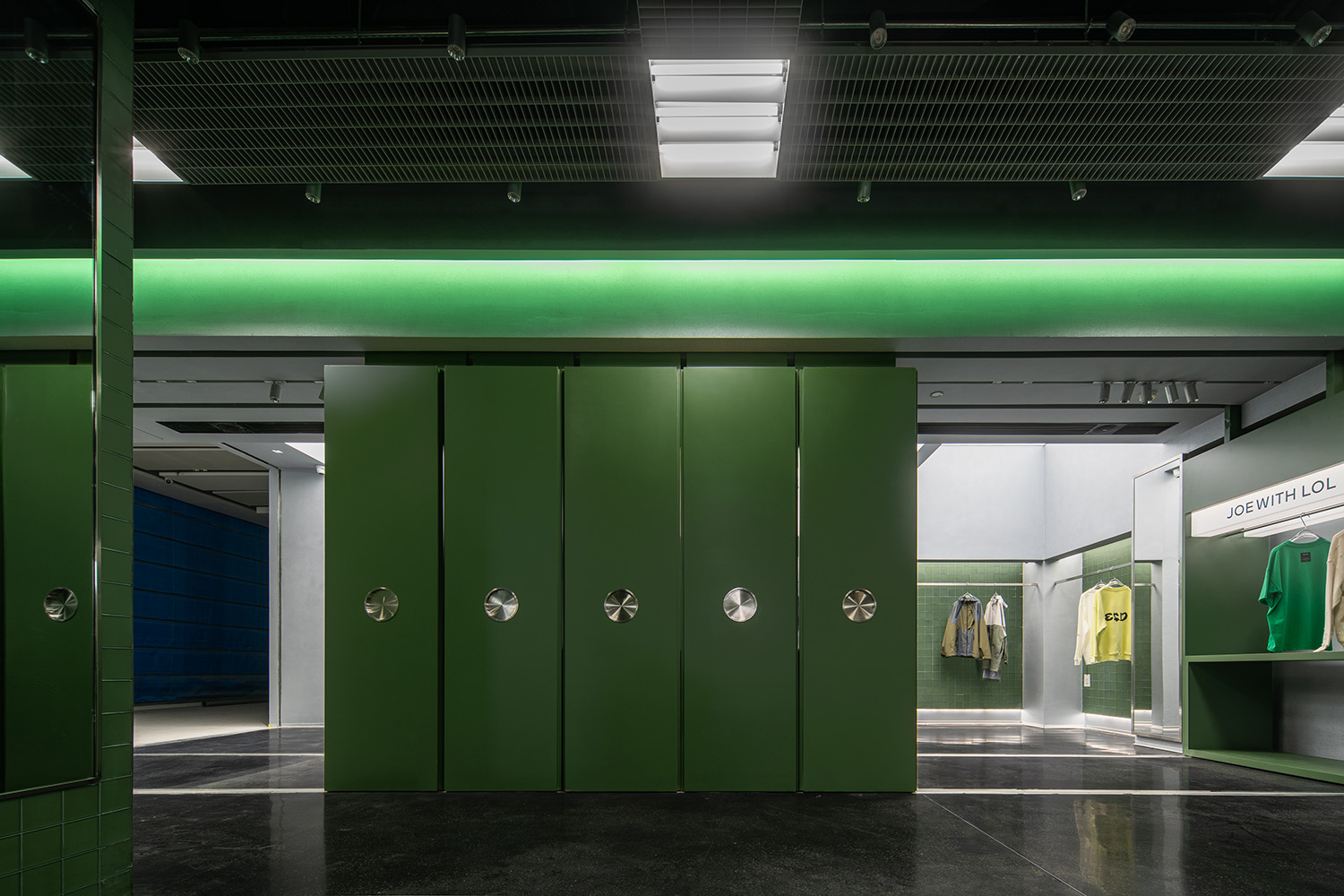 服裝店設計,服裝集合店設計,服裝店設計案例,服裝店設計方案,零售店設計,商店設計,服裝零售店設計,男裝店設計,西安,著而樂趣JOEWITHLOL,REDPAPER DESIGN