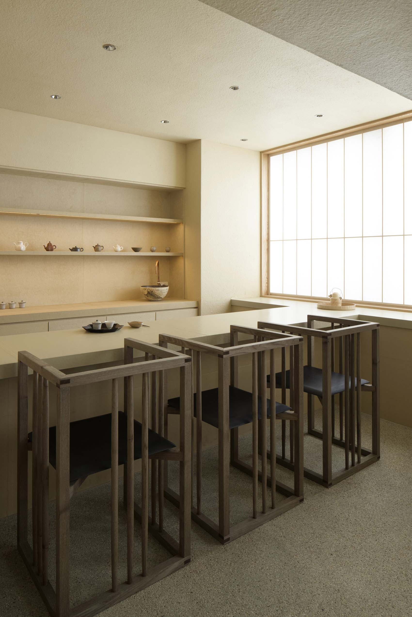 精品店設計,茶具店設計,koyori,日本,東京,LEAFMANIA,精品店設計案例,上原代代木,工藝品精品店,茶藝博物館