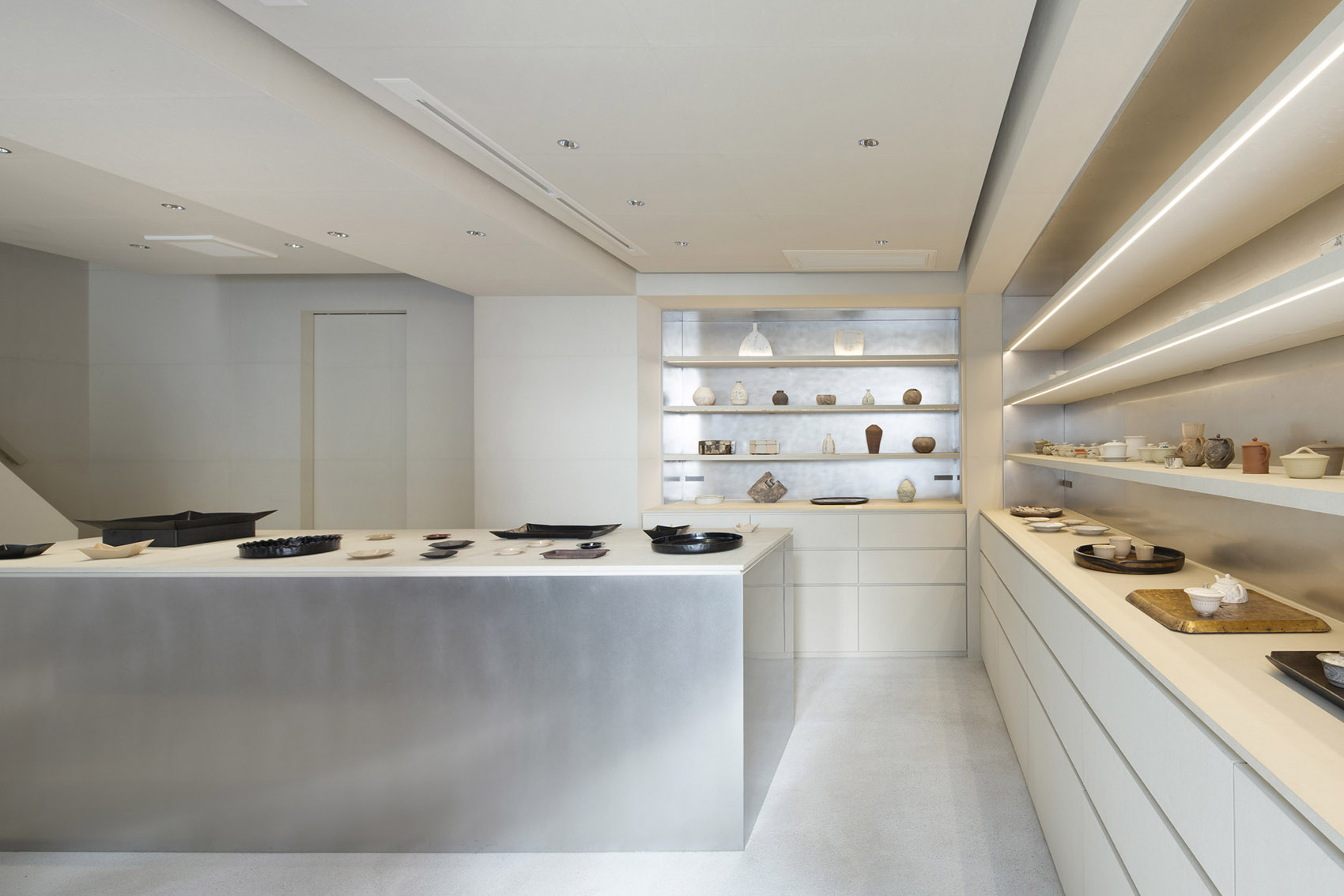 精品店設計,茶具店設計,koyori,日本,東京,LEAFMANIA,精品店設計案例,上原代代木,工藝品精品店,茶藝博物館