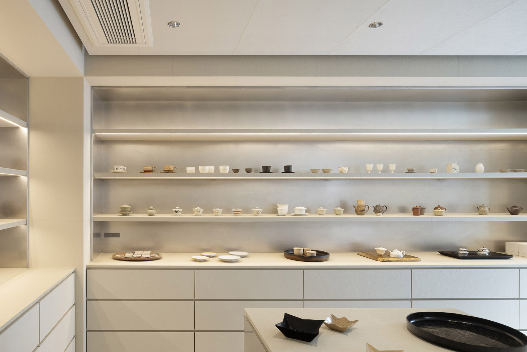 精品店設計,茶具店設計,koyori,日本,東京,LEAFMANIA,精品店設計案例,上原代代木,工藝品精品店,茶藝博物館