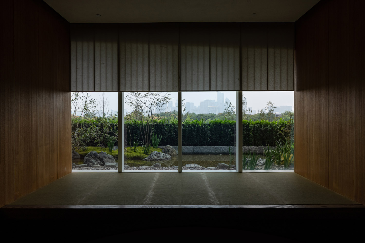 餐廳設計,七月合作社,高檔餐廳設計,餐廳設計案例,餐廳景觀,桂語山房觀雲錢塘店,餐廳裝修,餐廳效果圖,杭州,景觀庭園,艾克建築設計,桂語山房,江南岸奧體中⼼