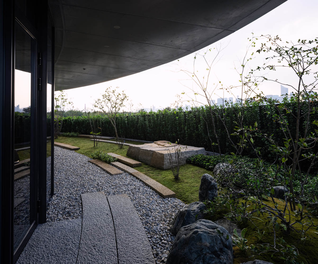 餐廳設計,七月合作社,高檔餐廳設計,餐廳設計案例,餐廳景觀,桂語山房觀雲錢塘店,餐廳裝修,餐廳效果圖,杭州,景觀庭園,艾克建築設計,桂語山房,江南岸奧體中⼼