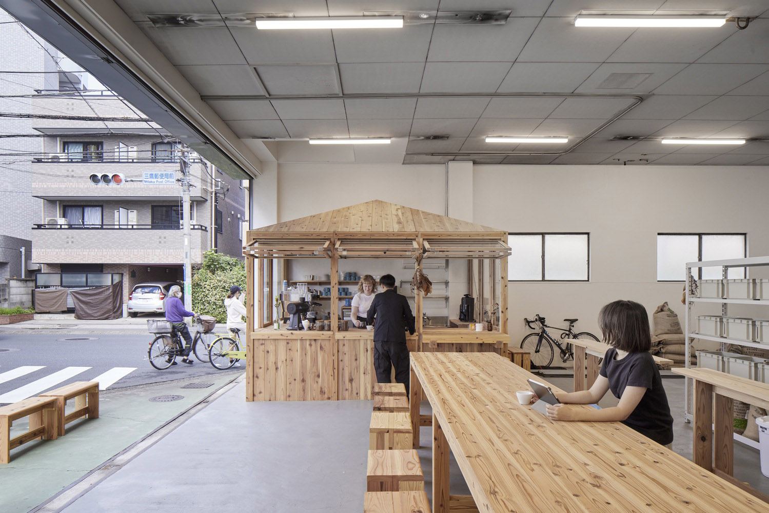 咖啡廳設計,小咖啡廳設計,Spicy Architects,咖啡廳設計案例,咖啡廳設計方案,街邊咖啡店設計,115㎡,日本,東京都,LIGHT UP COFFEE