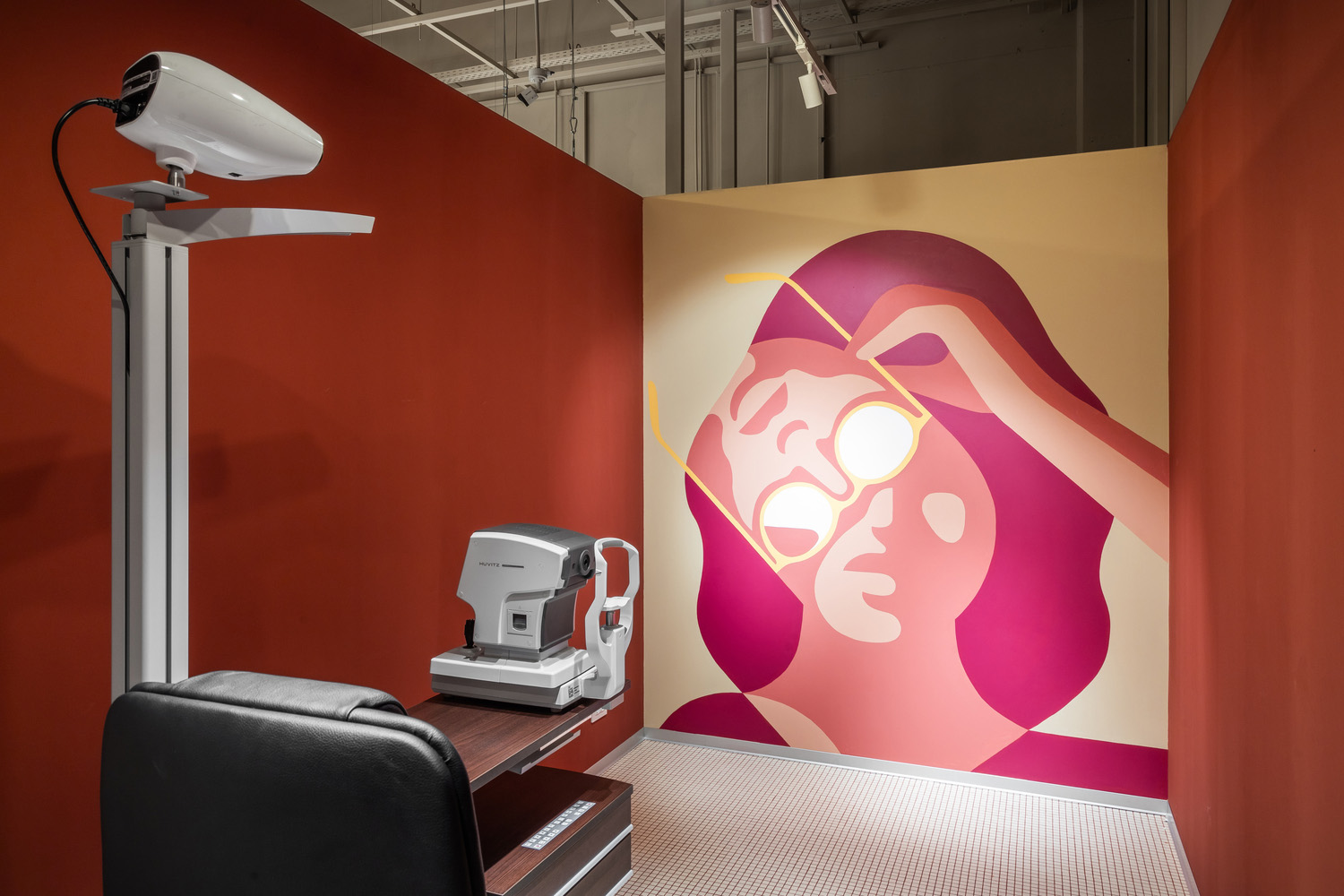 眼鏡店設計,零售店設計,眼鏡零售店設計,眼鏡店設計案例,Bogdan Ciocodeica Studio,羅馬尼亞,布加勒斯特,Lunet眼鏡精品店,70㎡,創意眼鏡店