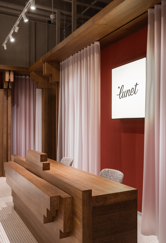 眼鏡店設計,零售店設計,眼鏡零售店設計,眼鏡店設計案例,Bogdan Ciocodeica Studio,羅馬尼亞,布加勒斯特,Lunet眼鏡精品店,70㎡,創意眼鏡店