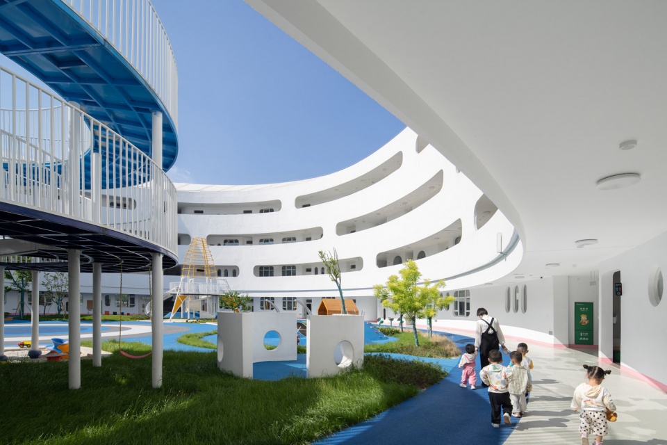 幼兒園設計,校園設計,幼兒園改造,學校設計,建築改造,立麵設計,幼兒園設計案例,安徽舒城生命力幼兒園,安徽舒城,迪卡建築設計中心