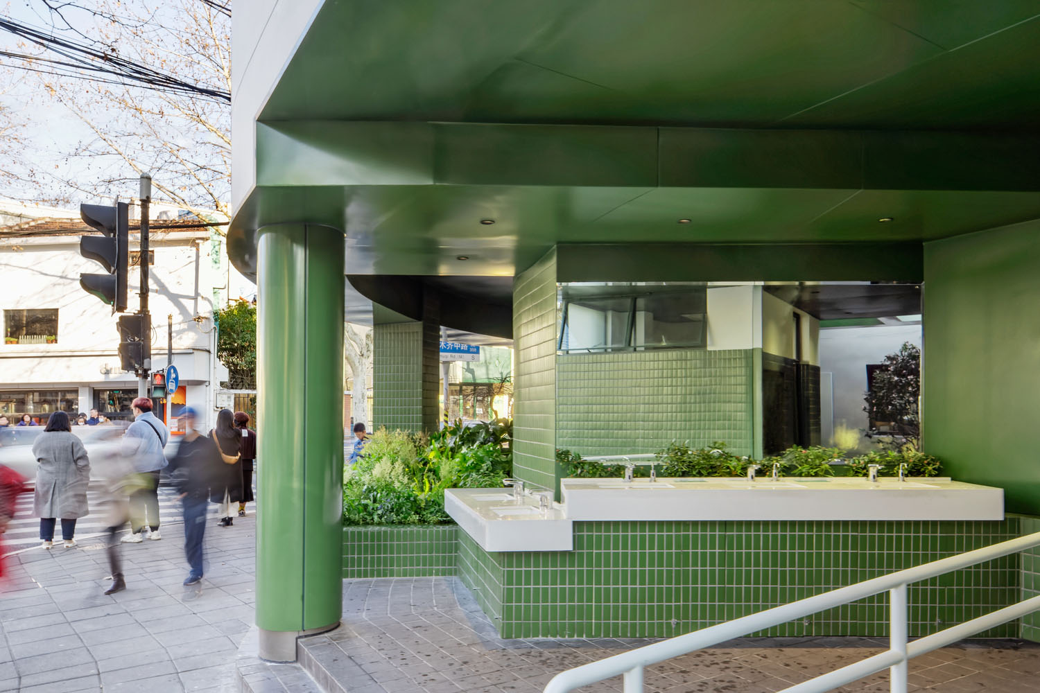 熱氣建築,150㎡,上海,街道綜合服務站,建築改造,城市更新,上海舊建築改造