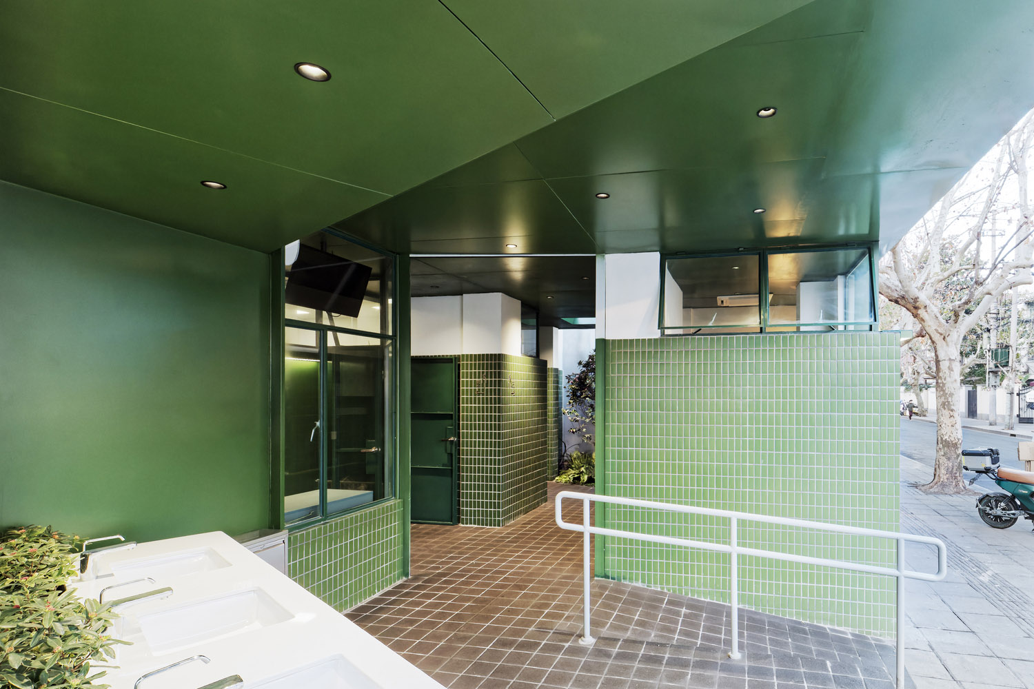 熱氣建築,150㎡,上海,街道綜合服務站,建築改造,城市更新,上海舊建築改造