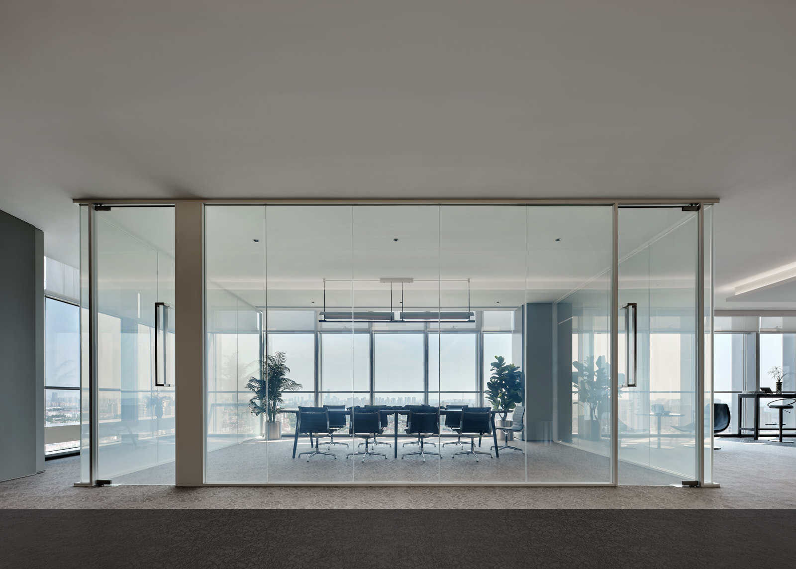 辦公室設計,辦公樓大堂設計,辦公室樣板間設計,現代風格辦公室設計,辦公室設計案例,上海力波中心,上海,於強室內設計師事務所,於強,YuQiang&Partners