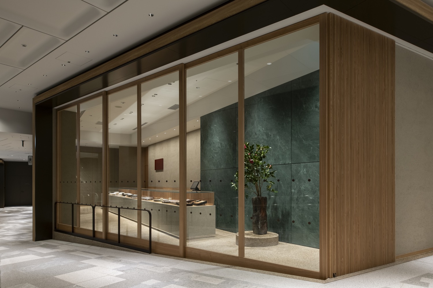 甜品店設計,甜品店設計案例,甜品店設計方案,CASE-REAL,商店設計,和果子店設計,東京,Suzukake和果子店,108㎡,極簡主義