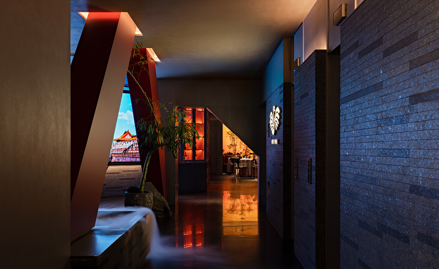 餐廳設計,烤鴨店設計,休閑餐廳設計,高檔餐廳設計,餐廳設計案例,餐廳設計方案,餐廳裝修,主題餐廳設計,北京萬蔚烤鴨北京菜王府井店,北京,IN.X屋裏門外設計