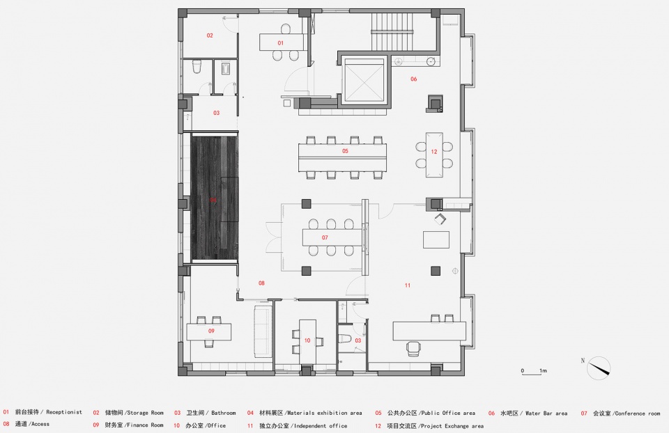 辦公室設計,辦公室設計案例,設計公司辦公室設計,工作室設計,辦公室設計方案,廣東汕頭回歸本原辦公室,廣東汕頭,由裏空間設計