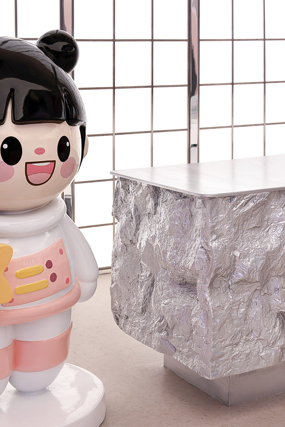 美容院設計,美容店設計,護膚店設計,美容院設計案例,醫美空間設計,醫美中心,貴州CHERRYHOUSE櫻桃家醫療美容抗衰中心,貴州,樓房花朶設計