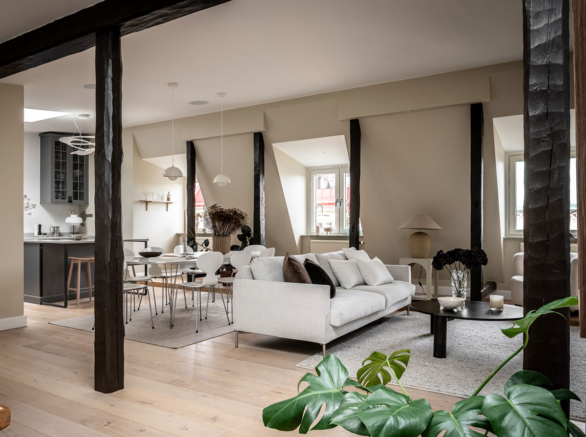 ahre,公寓設計,公寓設計方案,閣樓,閣樓改造,閣樓設計,北歐風格