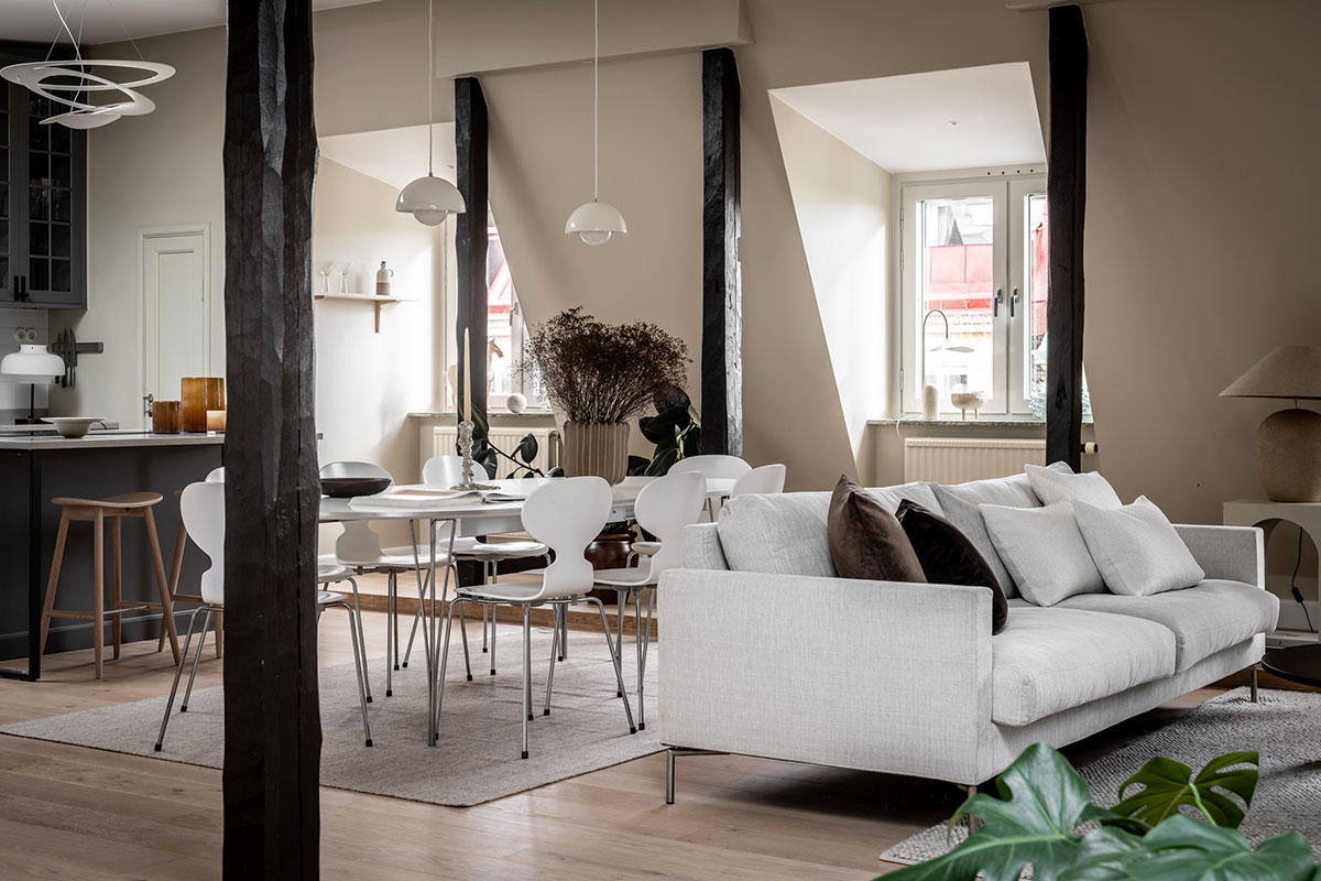 ahre,公寓設計,公寓設計方案,閣樓,閣樓改造,閣樓設計,北歐風格