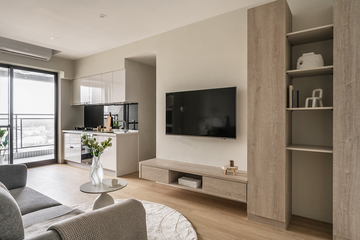 元成室內設計,公寓設計,公寓設計方案,60㎡,單身公寓,小戶型設計