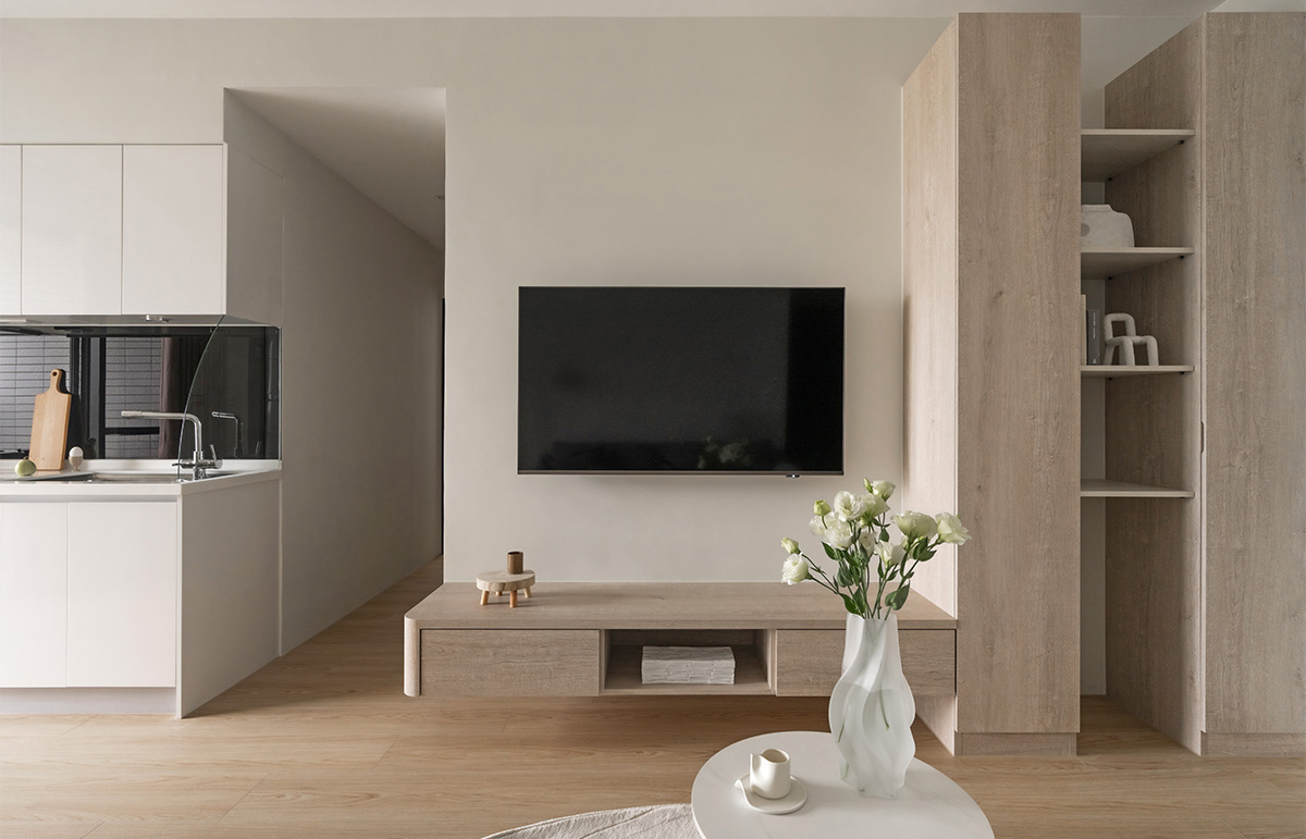 元成室內設計,公寓設計,公寓設計方案,60㎡,單身公寓,小戶型設計